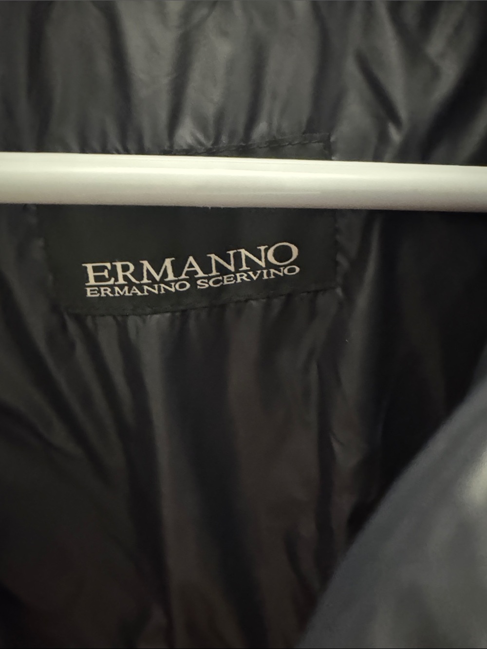 Ermanno Scervino Black Kids Puffer Coat with Heart Patch - Picture 9 of 12